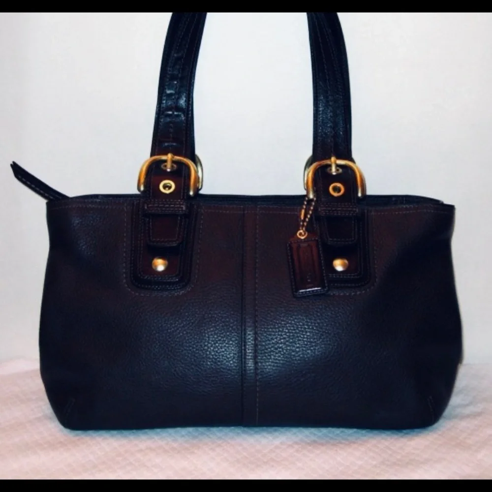 Coach Soho Black Leather Bag F0820-F11844 - Picture 9 of 13